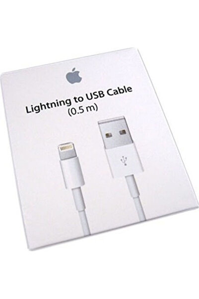 Apple Καλώδιο USB-A σε Lightning Λευκό 0,5μ (ME291ZM/A)