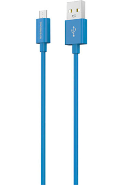 RİVERSONG Lotus 08 1.2μ Καλώδιο USB 2.0 σε micro USB Μπλε (13019390)