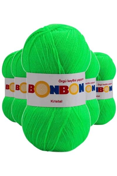 atastore2017 5 Pieces of Crystal Hand Knitted Yarn Twine Pistachio Green 9839...