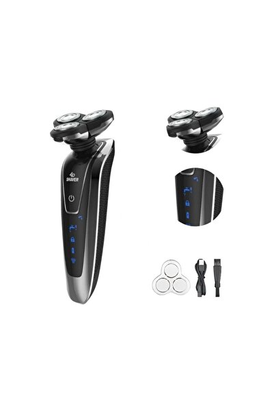 idei 4D Electric Shaver, IPX7 Waterproof, with 3 Flexible Heads, USB Recharge...