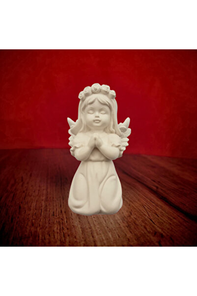 CREATIVITATEPLUS Ceramic powder figurine Angel 6x9.5cm