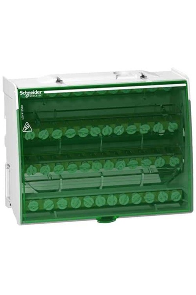 Chorus Placă de distribuție cu șuruburi, 4 poli, 125 A, 48 găuri, Schneider, ...