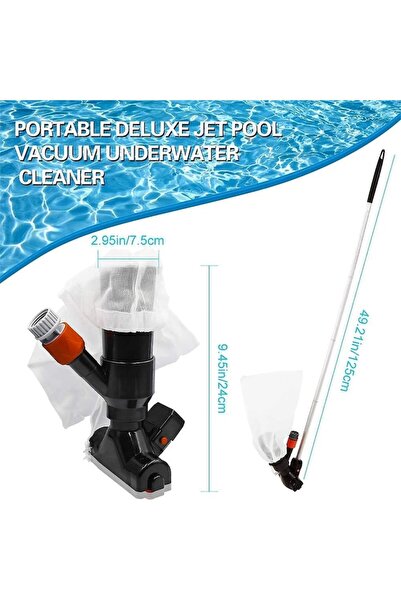 OEM Aspirator manual pentru piscină, Plastic, 125cm, Multicolor