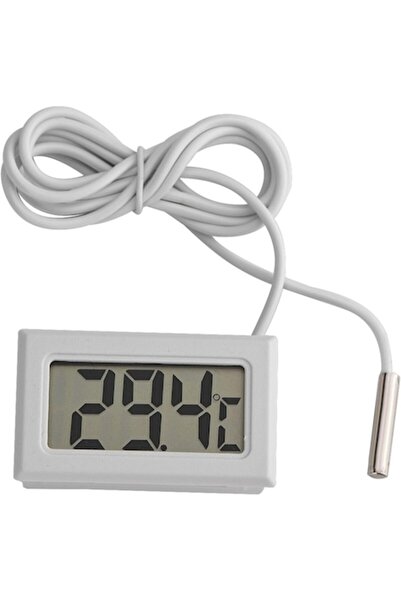 Temark Termometru digital cu sondă, Temark, Mini LCD, Alb