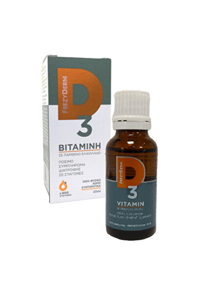 Frezyderm Βιταμίνη D3 Σταγόνες 20ml