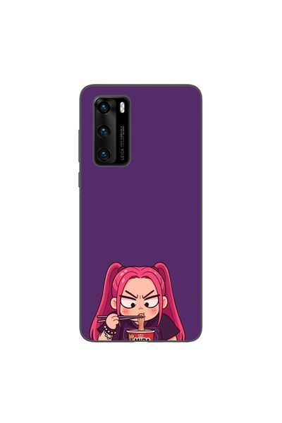 OEM Husa compatibila cu Huawei P40 Silicon Gel Tpu Model KPop Demon Hunters M...