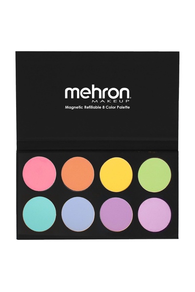Mehron Professional water-based makeup palette with 8 refillable colors Parad...