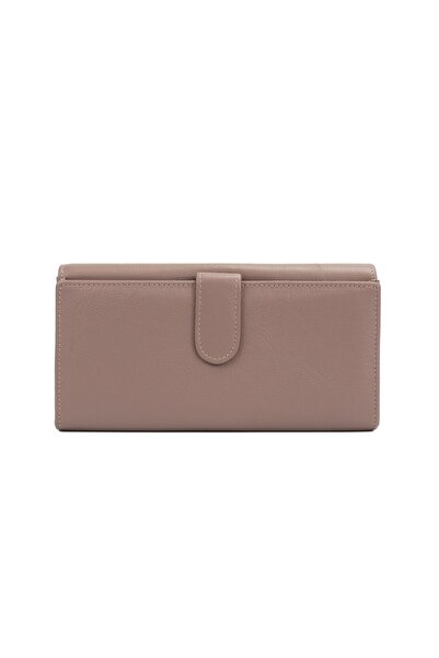 Posete Fagaras Sandra Leather Wallet - Cream, Genuine Leather Wallet , Women'...