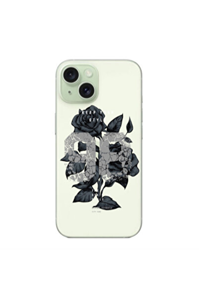 Other Apple iPhone 15 Plus Flower 98 Transparent Silicone TPU Θήκη