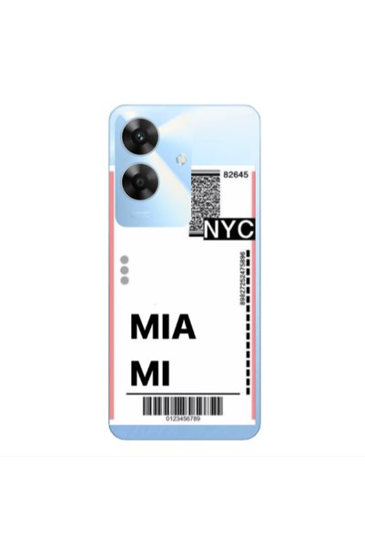 Other Realme Note 60 Miami NYC Transparent Silicone TPU Θήκη