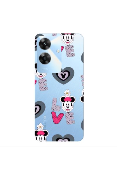 Other Realme Note 60 Minnie Transparent Silicone TPU Θήκη