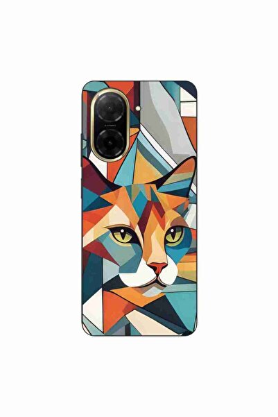 OEM Θήκη συμβατή με Xiaomi Redmi A5 από σιλικόνη gel TPU με σχέδιο κυβικής τέ...
