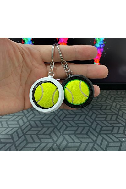 SELÇUK 360 Dönebilen Tennis Topu Anahtarlık