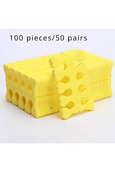 Choice4 100PCS yellow 100,200pcs/Pack Nail Art Toe Separators Fingers Foots S...
