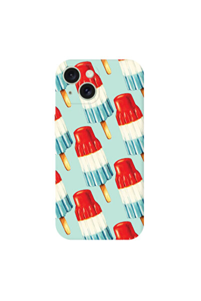 Other Apple iPhone 15 Plus Ice cream Transparent Silicone TPU Θήκη