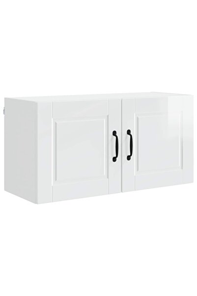 vidaxl Kitchen cabinet Glossy white 80 x 31 x 40 cm Composite wood