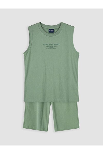 LC Waikiki Lcw Kids Printed Boys' Shorts Set