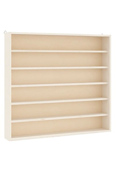 vidaxl Vitrina de colecție din lemn cu 6 rafturi 60x8,5x55 cm