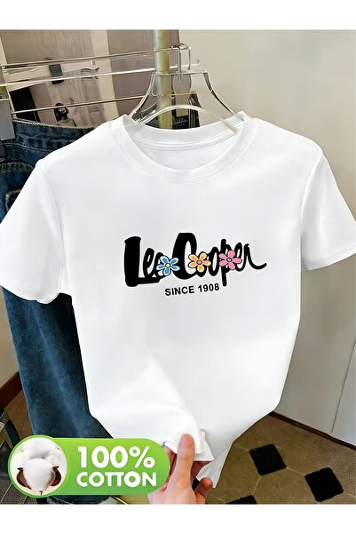 121 Ladies Summer T-Shirt, 100% Pure Cotton, Animal Letter Print, Spring, Sum...