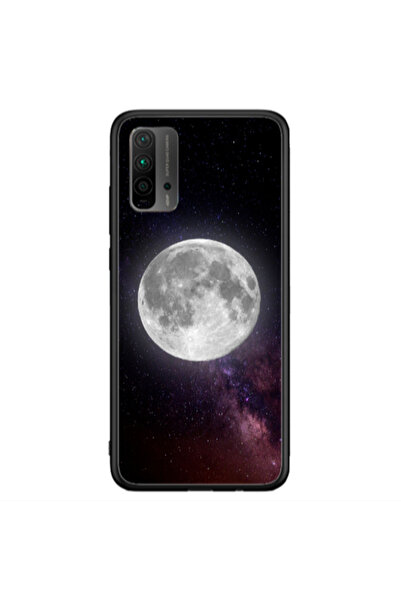 Other Xiaomi Redmi 9T Moon and stars Black Glossy Θήκη