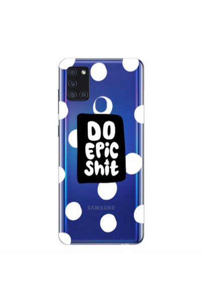 Other Samsung A21S Do Epic Shit Transparent Silicone TPU Θήκη