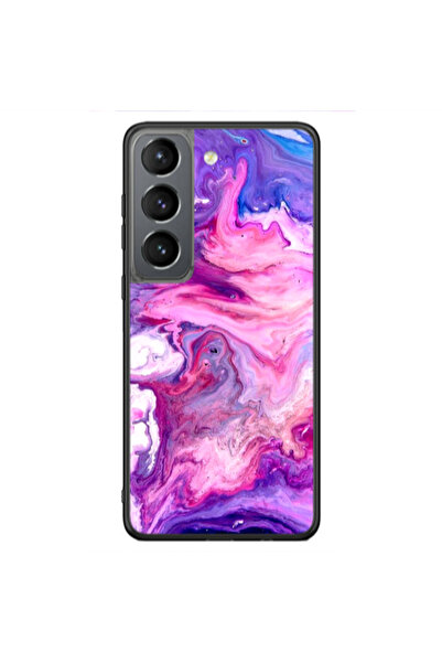 Other Samsung S21 Ultra Marble art Black Glossy Θήκη