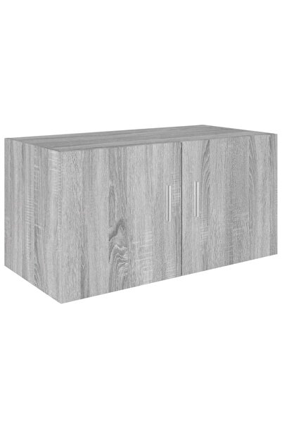 vidaxl Dulap de perete, gri sonoma, 80x39x40 cm, lemn prelucrat