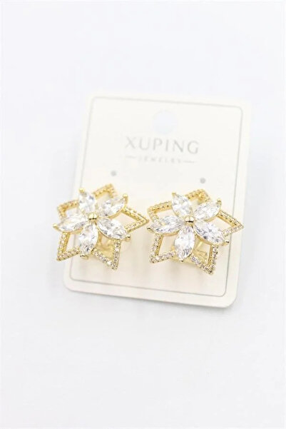 Marsilyan Nvdn- Ieg - Flower Earrings - Gold Iegrs-Nvdn1
