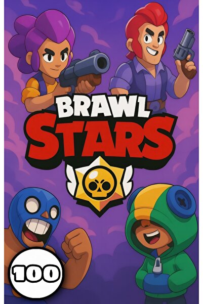 BRAWL STARS Carte de colorat, 100 de ilustratii Brawl Stars, A4