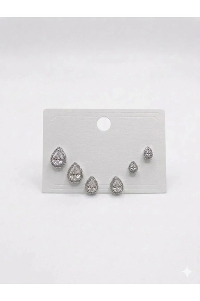Marsilyan Nvdn- Ieg - Six Earrings with Water Drop Detail Iegrs-Nvdn1