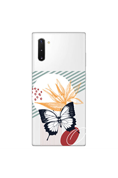 Other Samsung Note 10 Plus Butterfly Lines Transparent Silicone TPU Θήκη