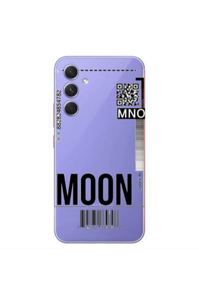 Other Samsung S25 PLUS A ticket to the moon Transparent Silicone TPU Θήκη