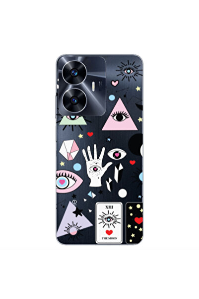Other Realme Note 50 Pyramid eyes Transparent Silicone TPU Θήκη