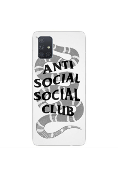 Other Samsung A71 Social club Transparent Silicone TPU Θήκη