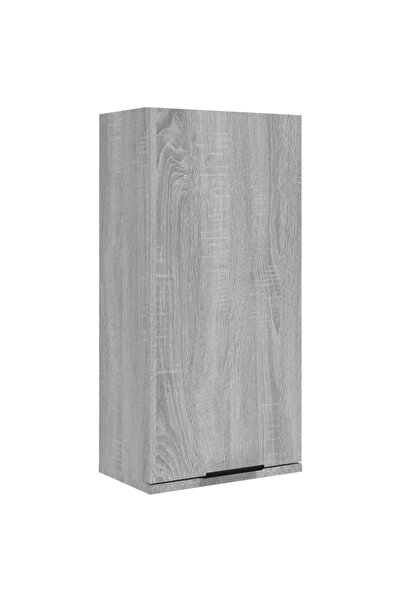 vidaxl Dulap de baie montat pe perete, gri sonoma, 32x20x67 cm
