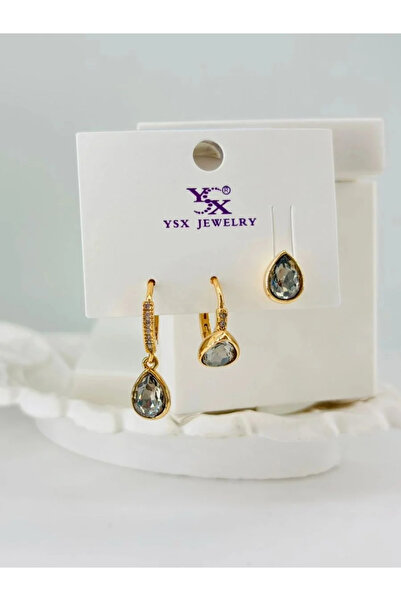 Marsilyan Nvdn- Ieg - Zircon Stone Triple Combination Earrings Iegrs-Nvdn1