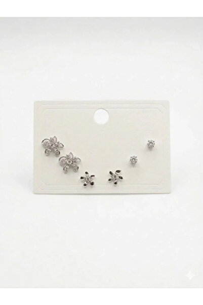 Marsilyan Nvdn- Ieg - Six-Piece Earrings with Floral Detail Iegrs-Nvdn1