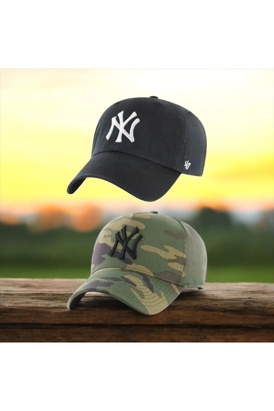 luwian Sports Hat Unisex 2-Piece Set Adjustable Cotton Hat with Adjustable Back.
