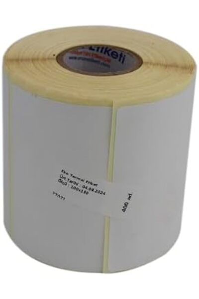 Yıldızan Terra Organik Eco Thermal Roll Label 100mm X 130mm 400 Pieces in a R...