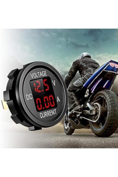 Yıldızan Terra Organik Dc12V/24V Digital Voltmeter Ammeter Terra Organik 1025782