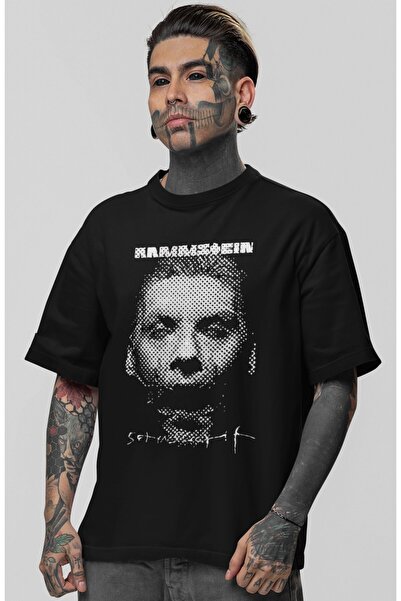 SEVBANO Rammstein rok metal muzički bend, unisex majica sa širokim krojem i p...