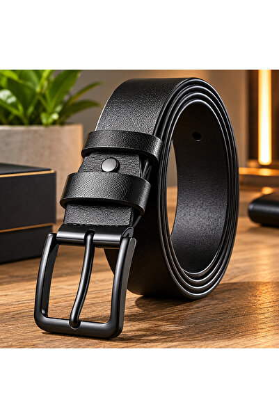 nevzat şahin küçüktilki est 1987 Premium Series Men's Belt Matte Black Buckle...