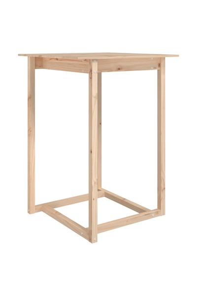 vidaxl Masă de bar, 80 x 80 x 110 cm, lemn masiv de pin