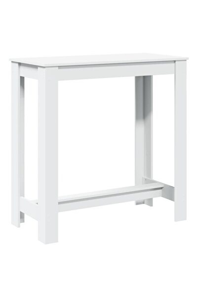 vidaxl Masă de bar, alb, 102x50x103,5 cm, lemn prelucrat