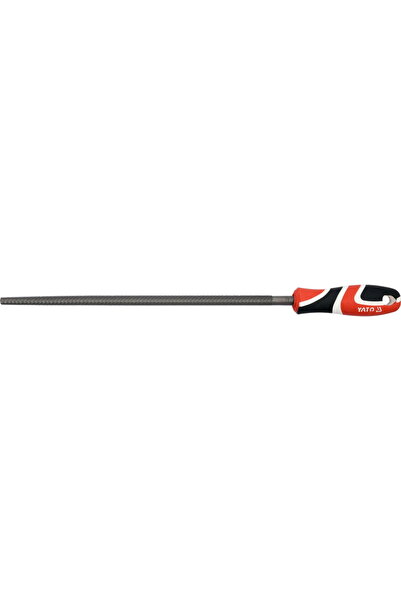 yato Metal round file, 300 mm, Red/Black