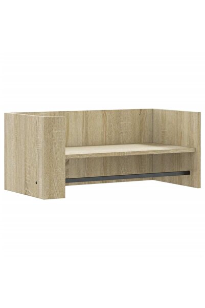 vidaxl Raft de perete, stejar sonoma, 70,5x35x30,5 cm, lemn prelucrat