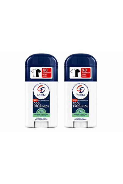 CD Men Cool Freshness Stick Deodorant 40 ml – 48 Saat Koruma, %0 Alüminyum Tu...