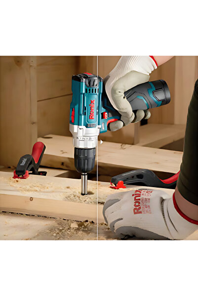 Ronix Tools مثقاب لاسلكي 12 فولت 10 مم 26 نيوتن متر