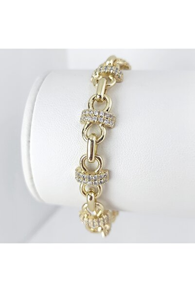 Milena BRATARA DAMA PLACATA CU AUR 14K -LUNGIME 19CM