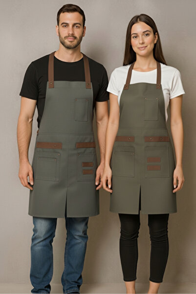 İŞ MARKETİM Barista Servis ve Garson Önlüğü Çok Cepli